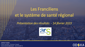 Les Franciliens et le système de santé régional