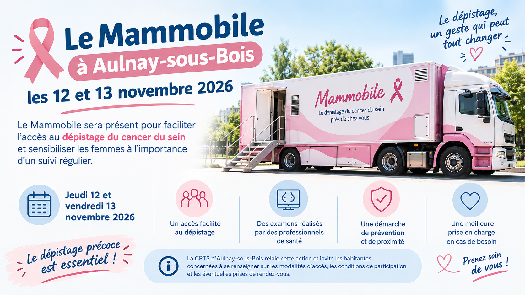 Le Mammobile à Aulnay-sous-Bois